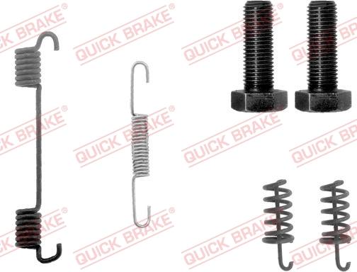 QUICK BRAKE 105-0865-1 - Piederumu komplekts, Stāvbremzes mehānisma bremžu loks adetalas.lv