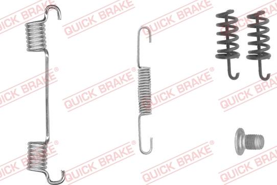 QUICK BRAKE 105-0874-1 - Piederumu komplekts, Stāvbremzes mehānisma bremžu loks adetalas.lv