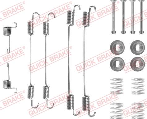 QUICK BRAKE 105-0750 - Piederumu komplekts, Bremžu loki adetalas.lv