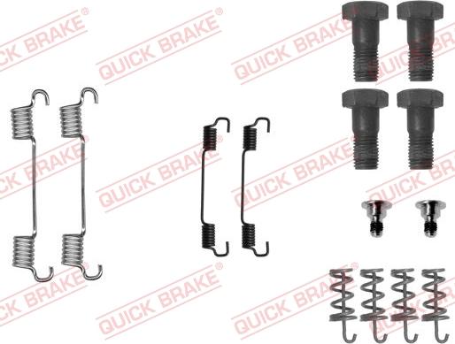 QUICK BRAKE 1050716 - Piederumu komplekts, Stāvbremzes mehānisma bremžu loks adetalas.lv