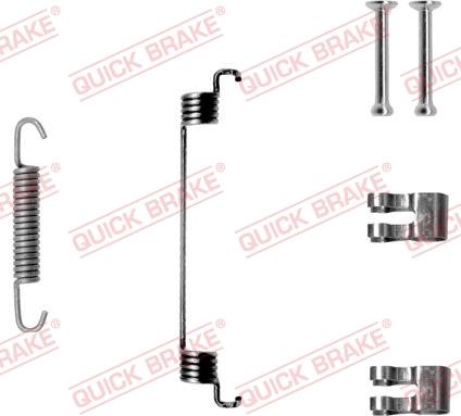 QUICK BRAKE 105-0783-1 - Piederumu komplekts, Bremžu loki adetalas.lv