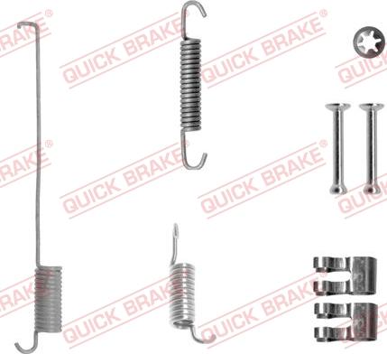 QUICK BRAKE 105-0739-1L - Piederumu komplekts, Bremžu loki adetalas.lv