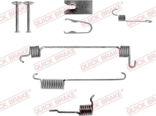 QUICK BRAKE 105-0731-1R - Piederumu komplekts, Bremžu loki adetalas.lv