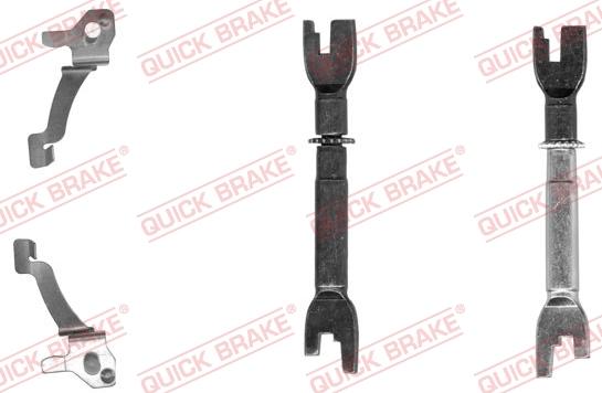 QUICK BRAKE 108 53 009 - Regulatora komplekts, Trumuļu bremzes adetalas.lv