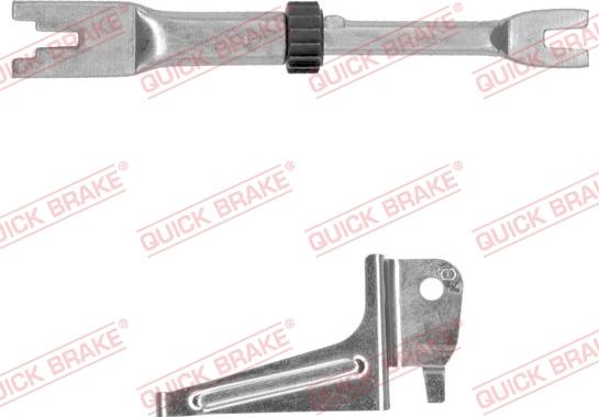 QUICK BRAKE 10253006-1L - Regulatora komplekts, Trumuļu bremzes adetalas.lv