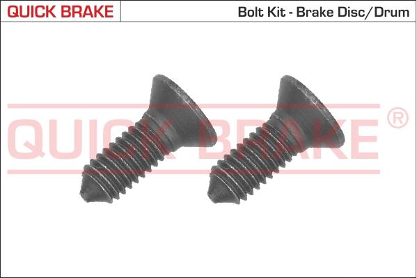 QUICK BRAKE 11667K - Skrūvju komplekts, Bremžu disks adetalas.lv