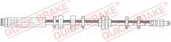 QUICK BRAKE 32.969 - Bremžu šļūtene adetalas.lv