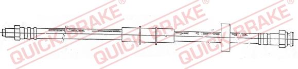 QUICK BRAKE 32.918 - Bremžu šļūtene adetalas.lv