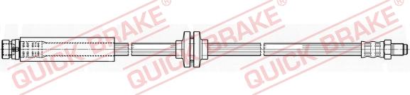 QUICK BRAKE 32.412 - Bremžu šļūtene adetalas.lv