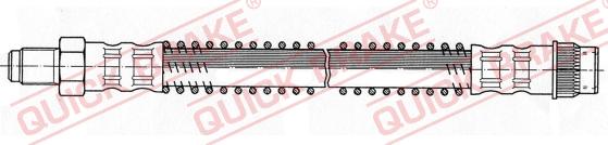 QUICK BRAKE 32.506 - Bremžu šļūtene adetalas.lv