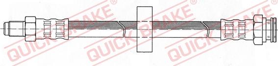 QUICK BRAKE 32.109 - Bremžu šļūtene adetalas.lv