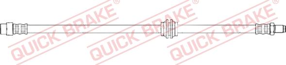 QUICK BRAKE 32.116 - Bremžu šļūtene adetalas.lv