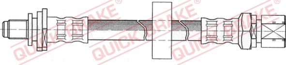 QUICK BRAKE 32.111 - Bremžu šļūtene adetalas.lv