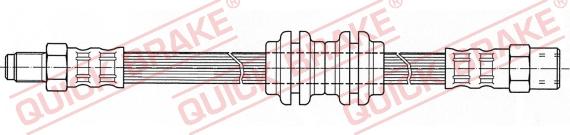 QUICK BRAKE 32.202 - Bremžu šļūtene adetalas.lv