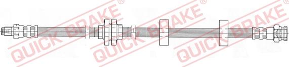 QUICK BRAKE 37.910 - Bremžu šļūtene adetalas.lv