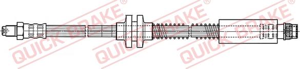 QUICK BRAKE 37.933 - Bremžu šļūtene adetalas.lv