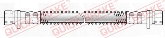 QUICK BRAKE 22.518 - Bremžu šļūtene adetalas.lv