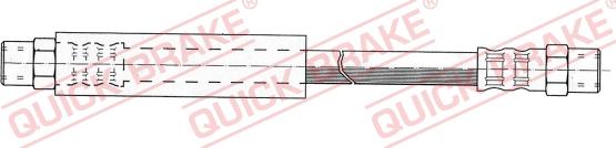 QUICK BRAKE 22.310 - Bremžu šļūtene adetalas.lv