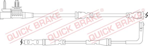 QUICK BRAKE WS 0425 B - Indikators, Bremžu uzliku nodilums adetalas.lv