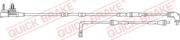 QUICK BRAKE WS 0420 A - Indikators, Bremžu uzliku nodilums adetalas.lv