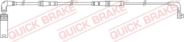 QUICK BRAKE WS 0219 B - Indikators, Bremžu uzliku nodilums adetalas.lv