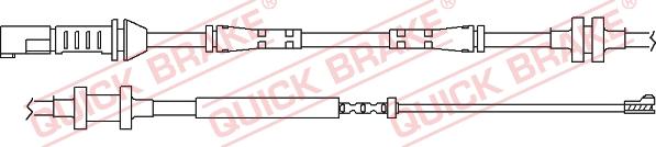 QUICK BRAKE WS 0285 A - Indikators, Bremžu uzliku nodilums adetalas.lv