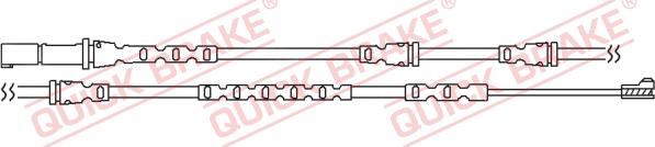 QUICK BRAKE WS 0283 A - Indikators, Bremžu uzliku nodilums adetalas.lv