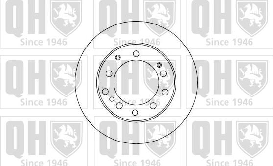 Quinton Hazell BDC4516 - Bremžu diski adetalas.lv