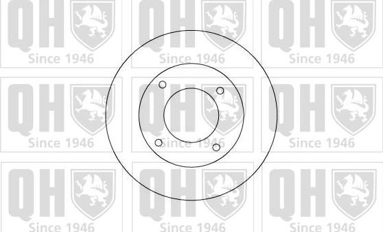 Quinton Hazell BDC4319 - Bremžu diski adetalas.lv