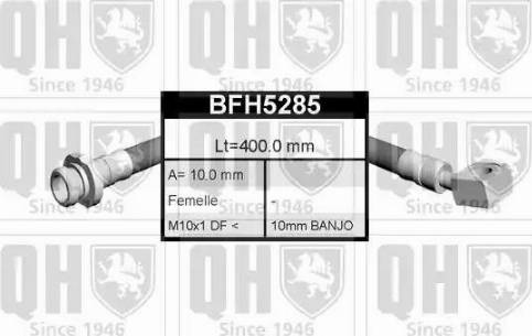 Quinton Hazell BFH5285 - Bremžu šļūtene adetalas.lv