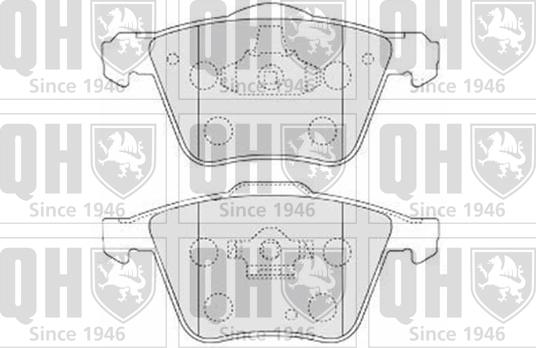 Quinton Hazell BP1548 - Bremžu uzliku kompl., Disku bremzes adetalas.lv