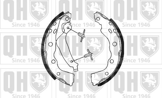 Quinton Hazell BS1084 - Bremžu loku komplekts adetalas.lv
