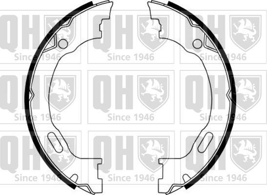 Quinton Hazell BS1143 - Bremžu loku kompl., Stāvbremze adetalas.lv