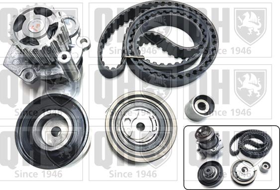 Quinton Hazell QBPK4381 - Ūdenssūknis + Zobsiksnas komplekts adetalas.lv