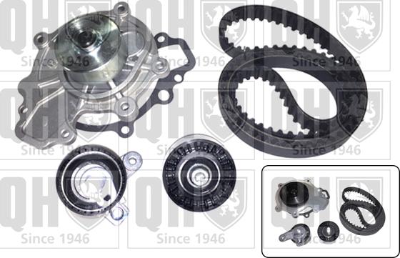 Quinton Hazell QBPK8760 - Ūdenssūknis + Zobsiksnas komplekts adetalas.lv