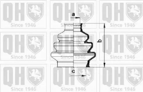 Quinton Hazell QJB944 - Putekļusargs, Piedziņas vārpsta adetalas.lv