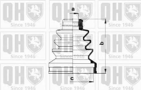 Quinton Hazell QJB785 - Putekļusargs, Piedziņas vārpsta adetalas.lv