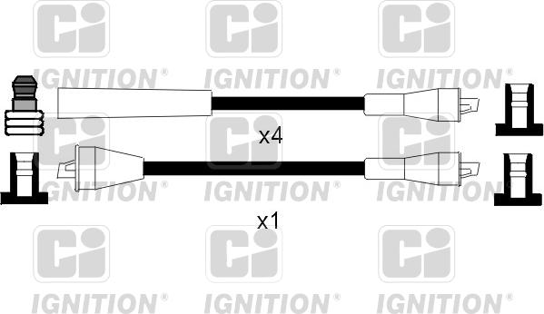 Quinton Hazell XC990 - Augstsprieguma vadu komplekts adetalas.lv