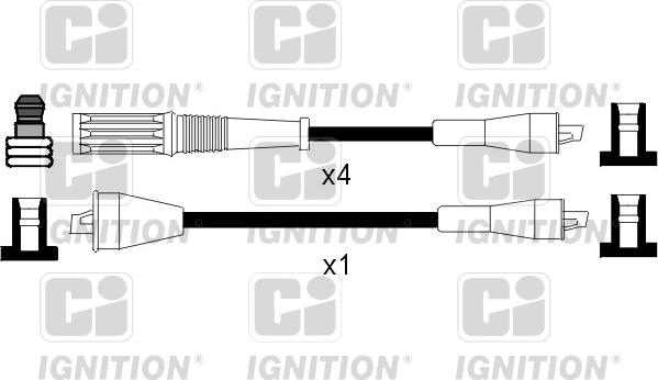 Quinton Hazell XC992 - Augstsprieguma vadu komplekts adetalas.lv