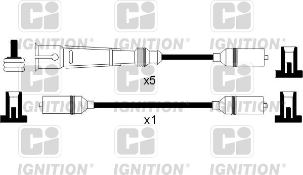 Quinton Hazell XC953 - Augstsprieguma vadu komplekts adetalas.lv