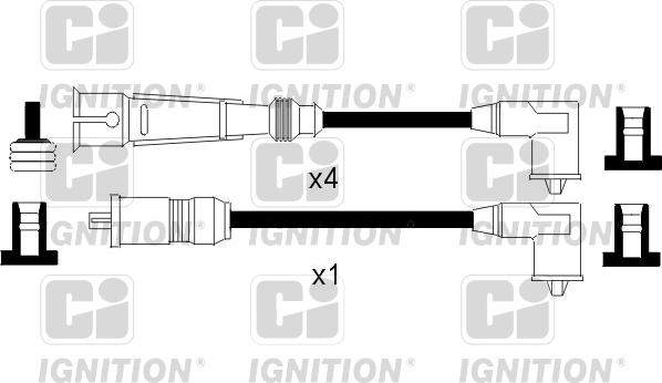 Quinton Hazell XC963 - Augstsprieguma vadu komplekts adetalas.lv