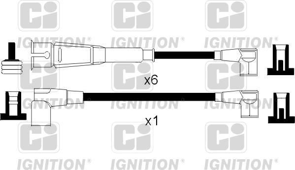 Quinton Hazell XC901 - Augstsprieguma vadu komplekts adetalas.lv