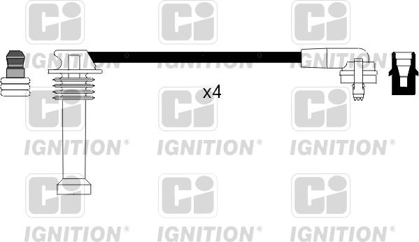 Quinton Hazell XC402 - Augstsprieguma vadu komplekts adetalas.lv