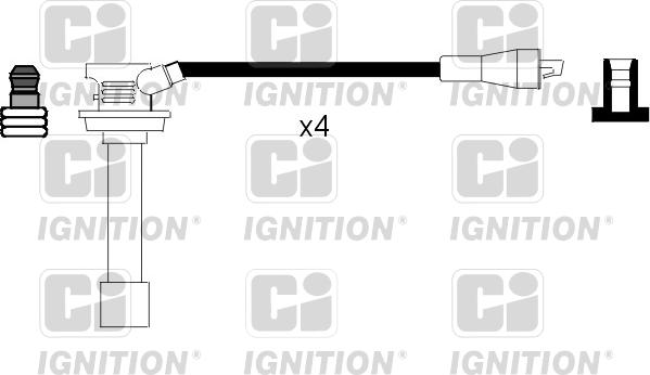 Quinton Hazell XC410 - Augstsprieguma vadu komplekts adetalas.lv