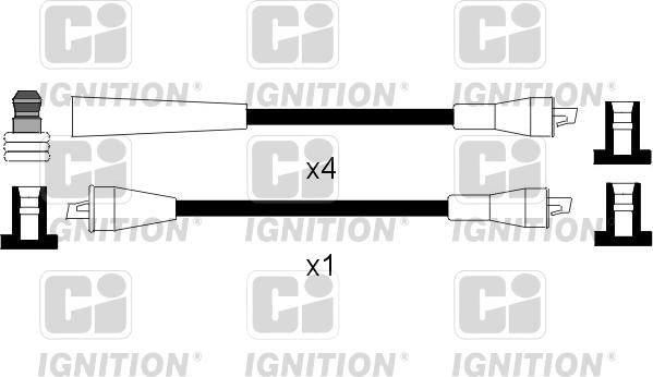 Quinton Hazell XC411 - Augstsprieguma vadu komplekts adetalas.lv