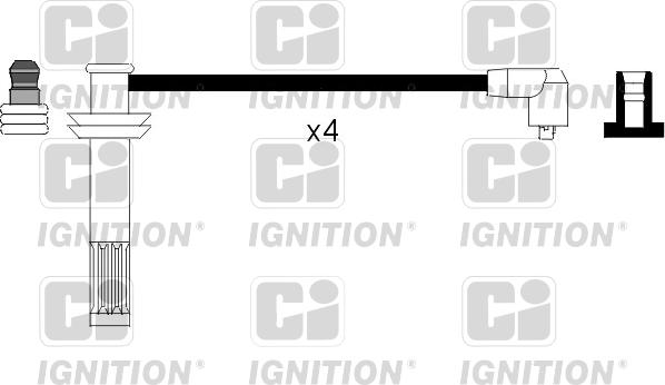 Quinton Hazell XC544 - Augstsprieguma vadu komplekts adetalas.lv