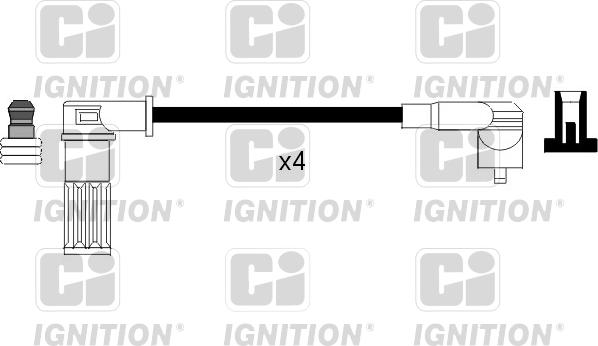 Quinton Hazell XC551 - Augstsprieguma vadu komplekts adetalas.lv