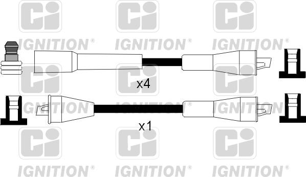 Quinton Hazell XC1054 - Augstsprieguma vadu komplekts adetalas.lv