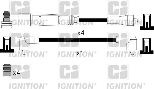 Quinton Hazell XC1063 - Augstsprieguma vadu komplekts adetalas.lv