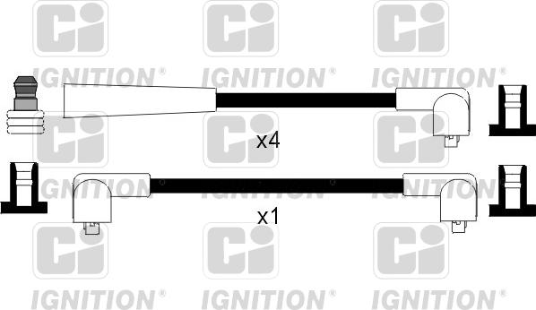 Quinton Hazell XC1082 - Augstsprieguma vadu komplekts adetalas.lv